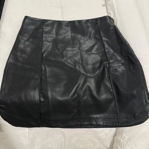Zara Leather Skirt